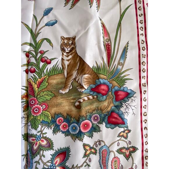 Scalamandre "Bengal Stripe" fabric vintage swatch light weight - Picture 8 of 12